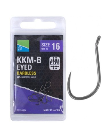 Haczyki Preston - KKM-B Eyed Barbless – roz. 14 Haczyki Preston - KKM-B Eyed Barbless – roz. 14