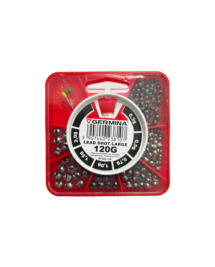 Zestaw Ciężarków Śrucin GERMINA Lead Shot Large 120g Zestaw Ciężarków Śrucin GERMINA Lead Shot Large 120g