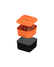 Pudełko z Pokrywką i Sitkiem GENLOG G-System Baitbox 1.6L Pudełko z Pokrywką i Sitkiem GENLOG G-System Baitbox 1.6L