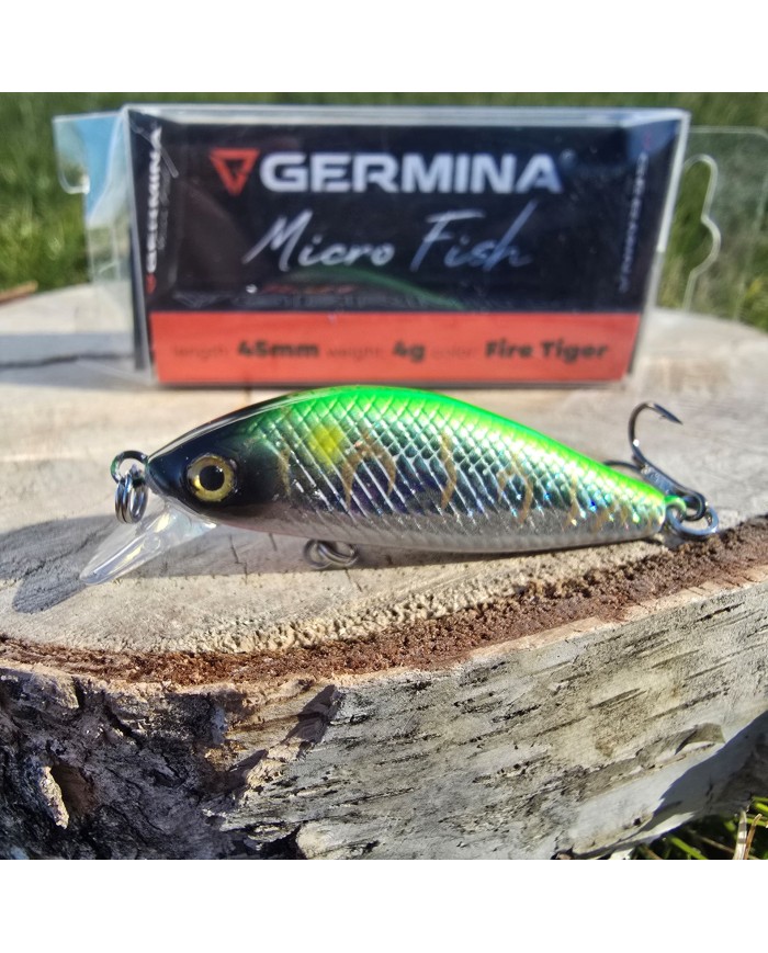 Wobler GERMINA Micro Fish 4.5cm 4g Perch - Slow Sinking