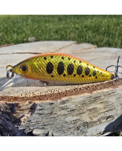 Wobler GERMINA Micro Fish 4.5cm 4g Gold Rush - Slow Sinking