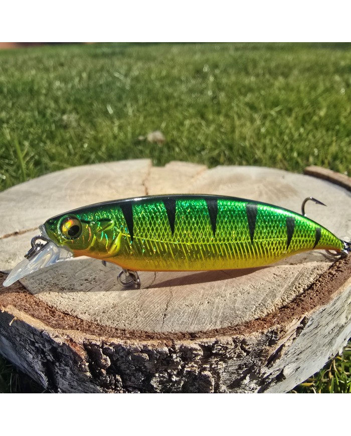 Wobler GERMINA Panic Minnow 9cm 12g Gold Perch - Floating