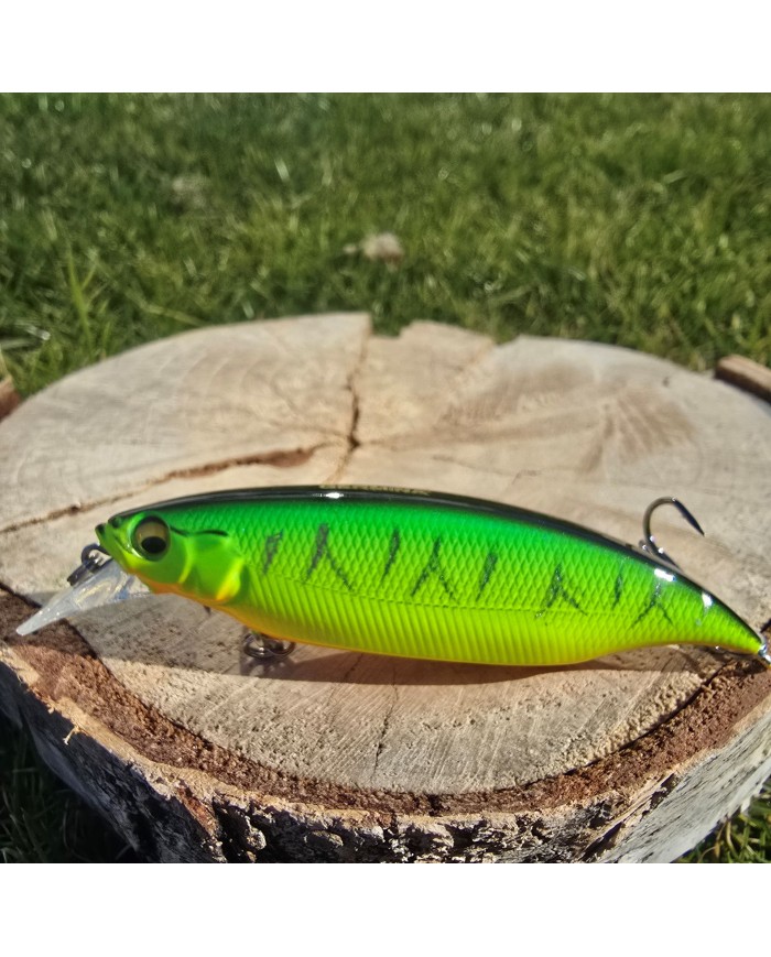Wobler GERMINA Panic Minnow 9cm 12g Fire Tiger - Floating