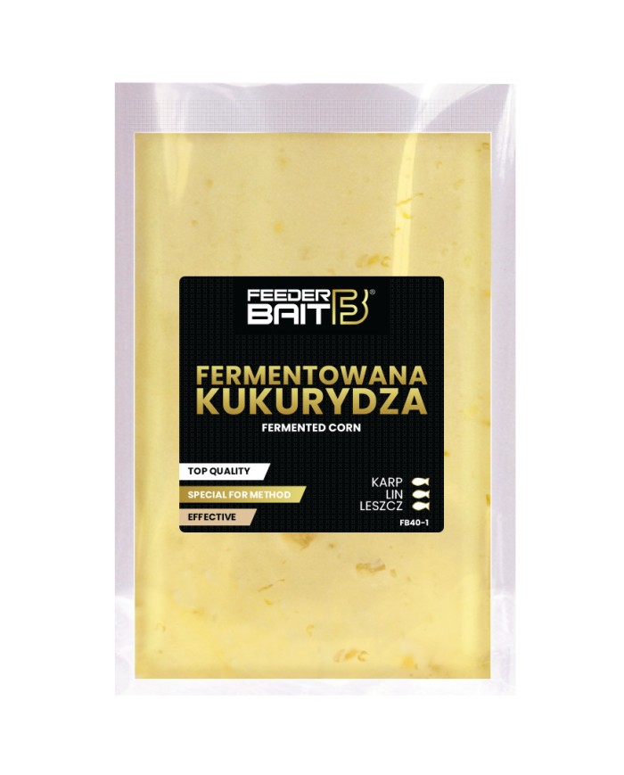 Dodatek do zanęt FEEDER BAIT Fermentowana Kukurydza 900g Dodatek do zanęt FEEDER BAIT Fermentowana Kukurydza 900g