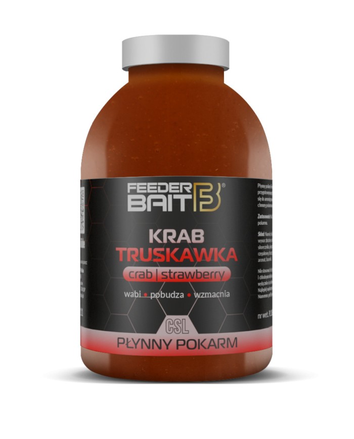 Zalewa FEEDER BAIT 250ml - Krab & Truskawka