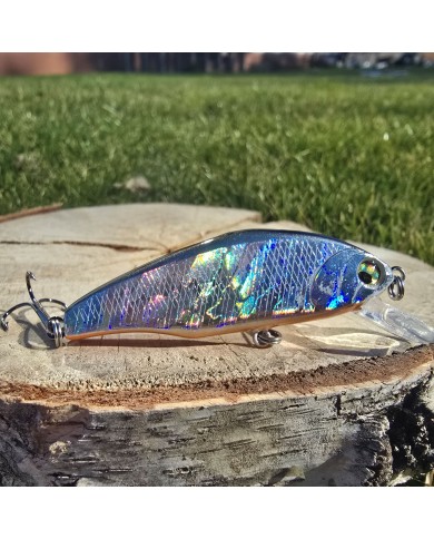 Wobler GERMINA Flat Minnow 6.4cm 7.6g Silver