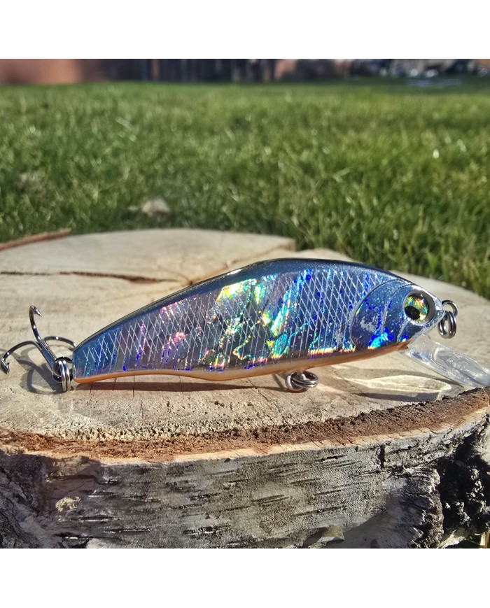 Wobler GERMINA Flat Minnow 6.4cm 7.6g Silver