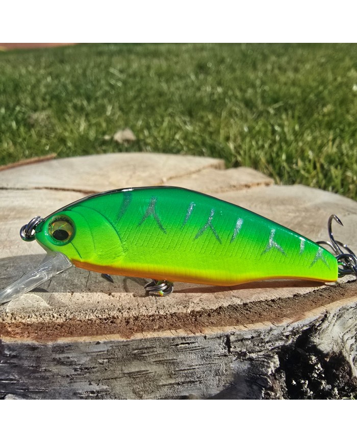 Wobler GERMINA Flat Minnow 6.4cm 7.6g Fire Tiger