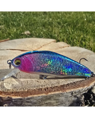 Wobler GERMINA Flat Minnow 6.4cm 7.6g Blue