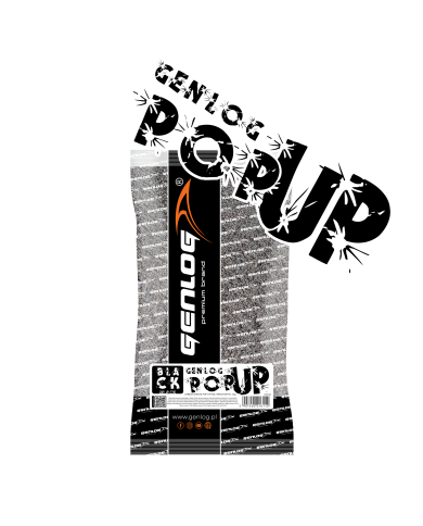 Zanęta GENLOG POP-UP Black 1kg Płoć / Krąp / Leszcz Zanęta GENLOG POP-UP Black 1kg Płoć / Krąp / Leszcz