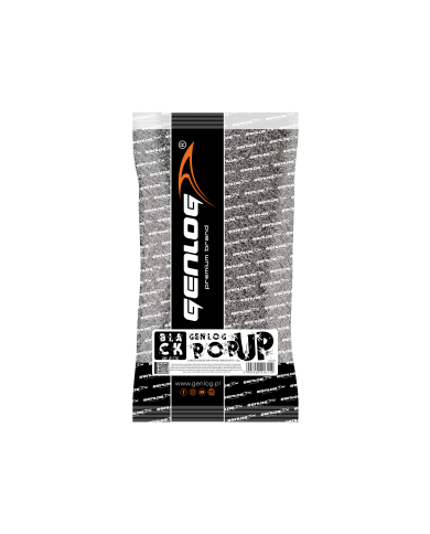 Zanęta GENLOG POP-UP Black 1kg Płoć / Krąp / Leszcz Zanęta GENLOG POP-UP Black 1kg Płoć / Krąp / Leszcz