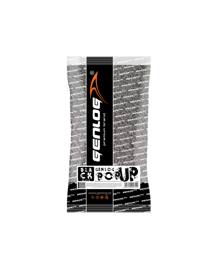 Zanęta GENLOG POP-UP Black 1kg Płoć / Krąp / Leszcz