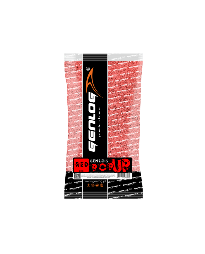 Zanęta GENLOG POP-UP Red 1kg Leszcz / Płoć / Jaź / Kleń / Certa Zanęta GENLOG POP-UP Red 1kg Leszcz / Płoć / Jaź / Kleń / Certa
