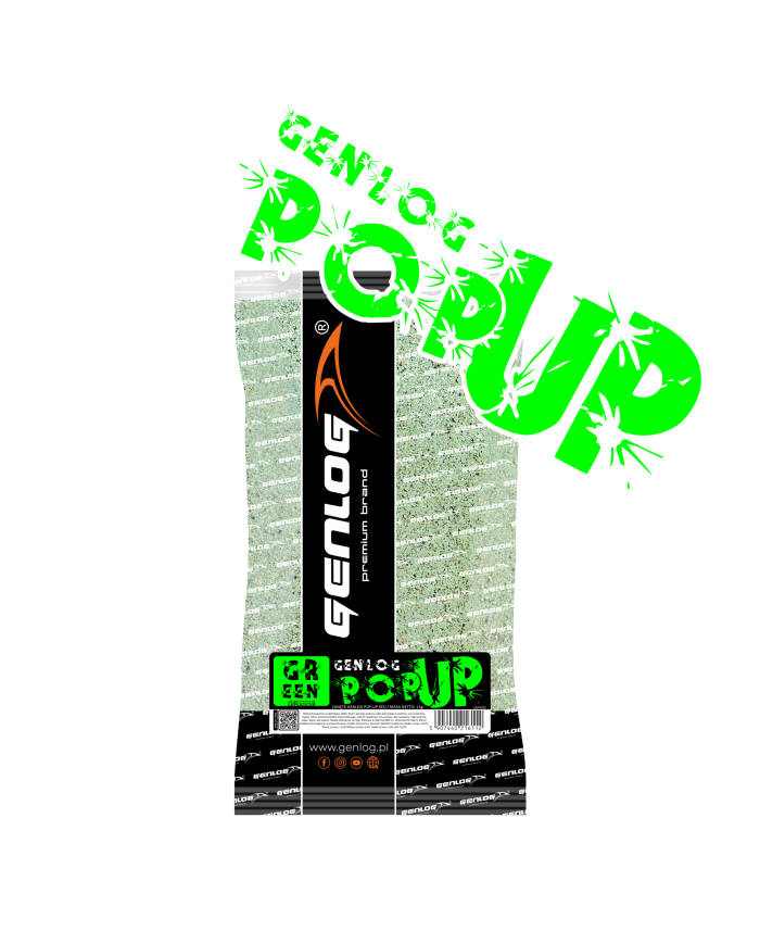 Zanęta GENLOG POP-UP Green 1kg Lin / Karaś / Złoty Karaś Zanęta GENLOG POP-UP Green 1kg Lin / Karaś / Złoty Karaś