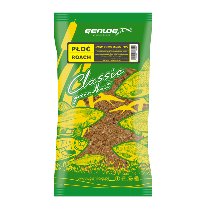 Zanęta GENLOG Classic 1 kg - Płoć