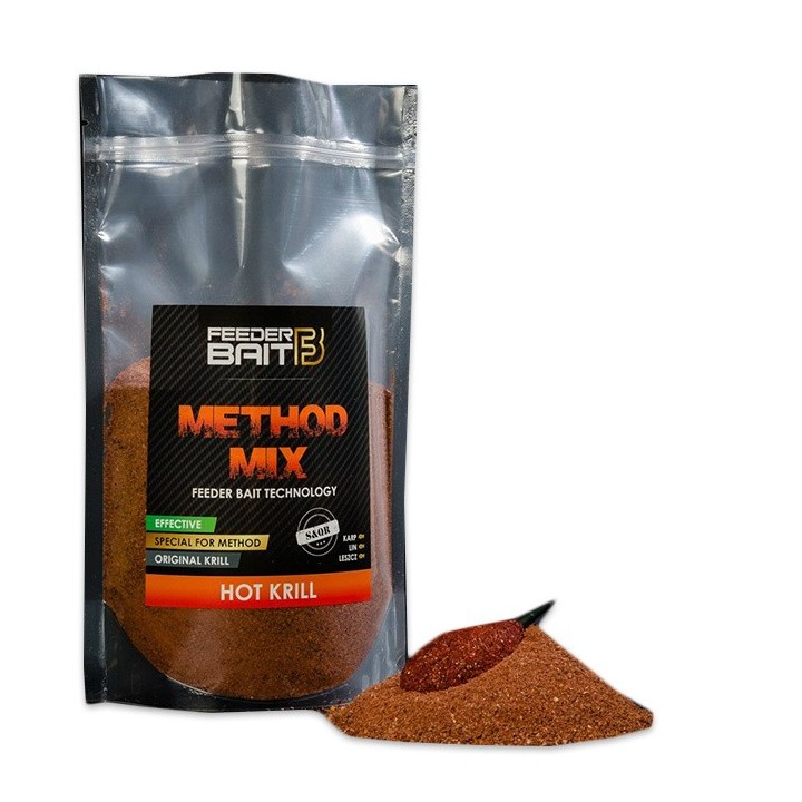 Method Mix FEEDER BAIT 800g - Hot Krill