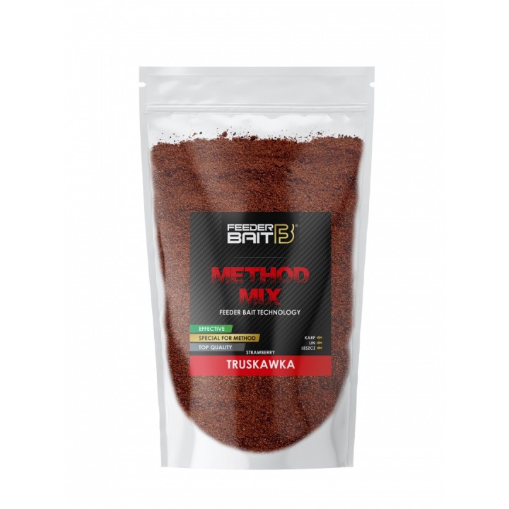 Method Mix FEEDER BAIT 800g - Truskawka