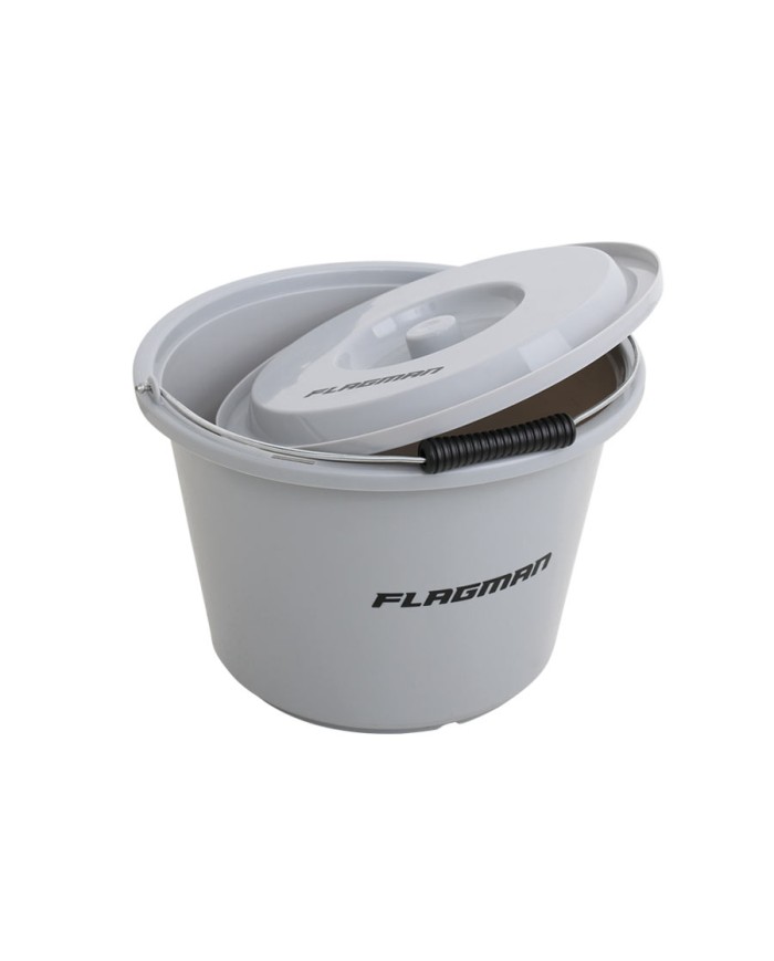 Wiadro z pokrywą FLAGMAN 12L Wiadro z pokrywą FLAGMAN 12L