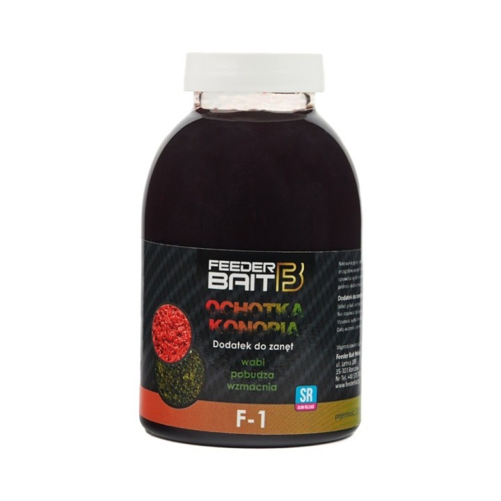 Zalewa FEEDER BAIT 250ml - F1 Ochotka & Konopia