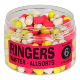 Dumbells RINGERS Allsorts Banded Shellfish - 6 mm