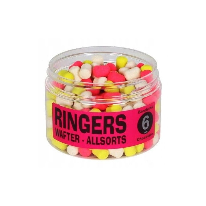 Dumbells RINGERS Allsorts Banded Shellfish - 6 mm