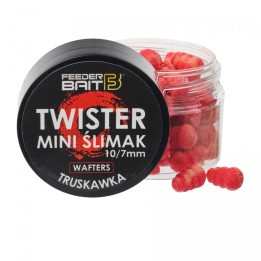 Twister Mini Ślimak Wafters FEEDER BAIT - Truskawka