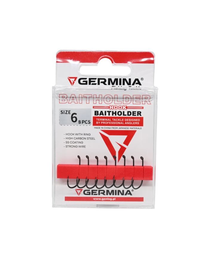 Haczyki GERMINA Baitholder roz. 6 - op. 8 szt.