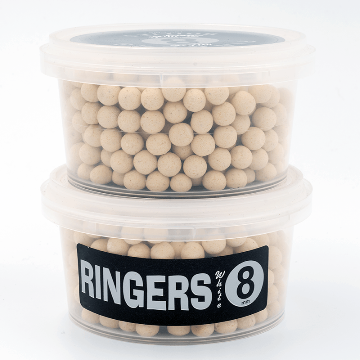 RINGERS White Shellfish Boilies 8mm