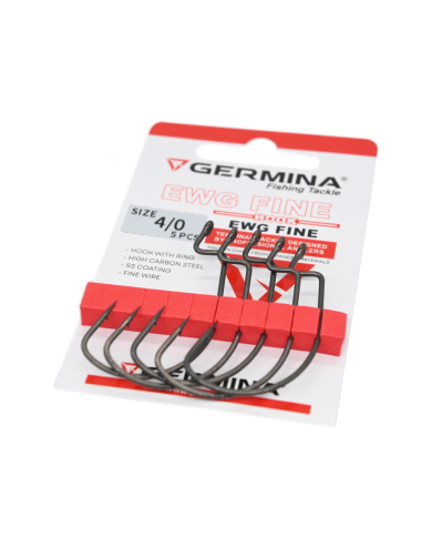 Haczyki GERMINA EWG Fine roz. 4/0 - op. 5 szt.