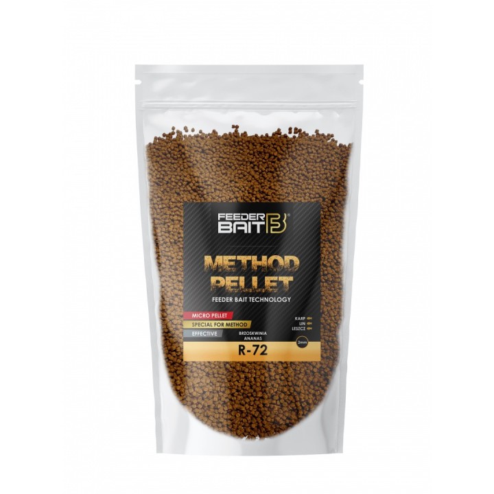 Pellet FEEDER BAIT 2mm 800g - R-72 Brzoskwinia & Ananas