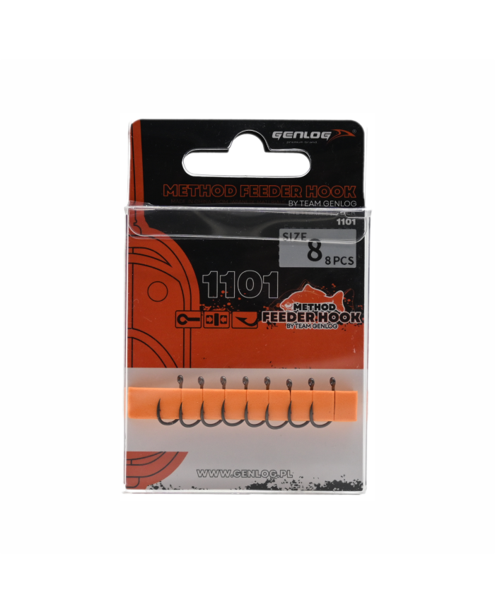 Haczyki Method Feeder GENLOG - roz. 8 - op. 8 szt. - Classic Boilie