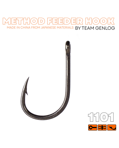 Haczyki Method Feeder GENLOG - roz. 10 - op. 8 szt. - Classic Boilie Haczyki Method Feeder GENLOG - roz. 10 - op. 8 szt. - Classic Boilie