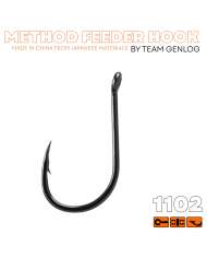 Haczyki Method Feeder GENLOG - roz. 8 - op. 8 szt. - Chinu Ring Matt Haczyki Method Feeder GENLOG - roz. 8 - op. 8 szt. - Chinu Ring Matt