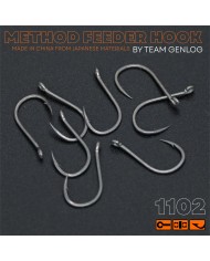 Haczyki Method Feeder GENLOG - roz. 8 - op. 8 szt. - Chinu Ring Matt Haczyki Method Feeder GENLOG - roz. 8 - op. 8 szt. - Chinu Ring Matt