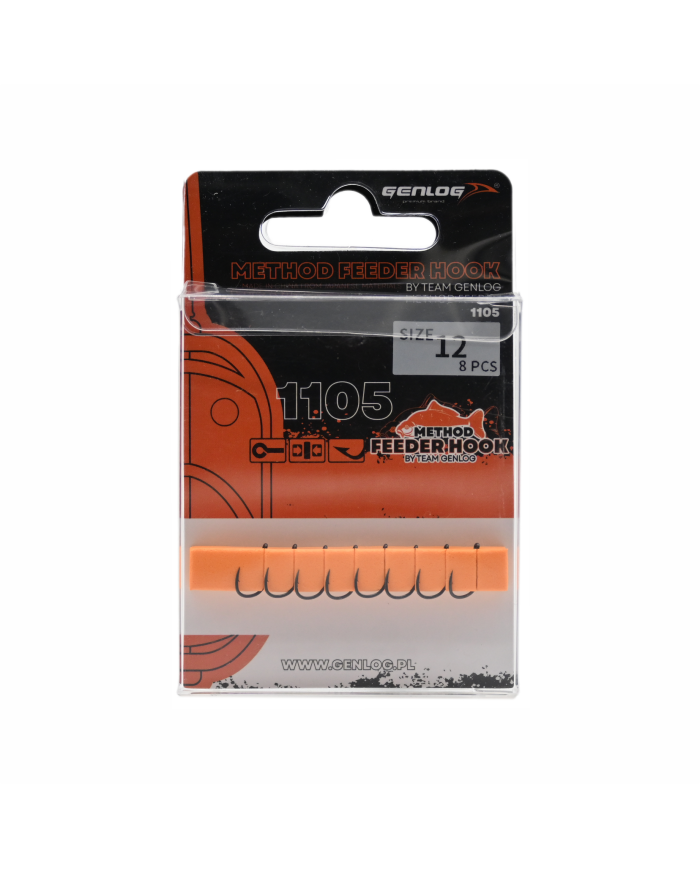 Haczyki Method Feeder GENLOG - roz. 12 - op. 8 szt. - Iseame Ring Matt Haczyki Method Feeder GENLOG - roz. 12 - op. 8 szt. - Iseame Ring Matt