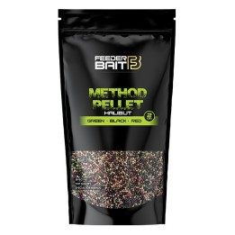 Pellet FEEDER BAIT 2mm 800g - Halibut Green Black Red