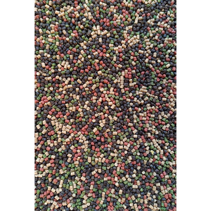 Pellet FEEDER BAIT 2mm 800g - Halibut Green Black Red
