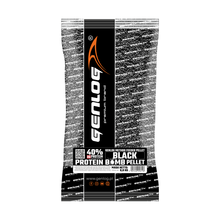 Pellet GENLOG Protein Bomb Black 2mm 800g