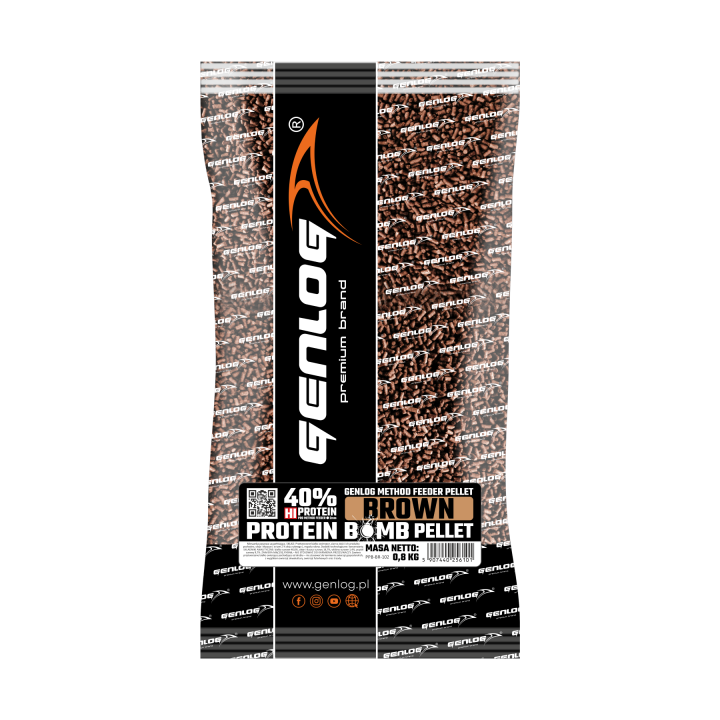 Pellet GENLOG Protein Bomb Brown 2mm 800g