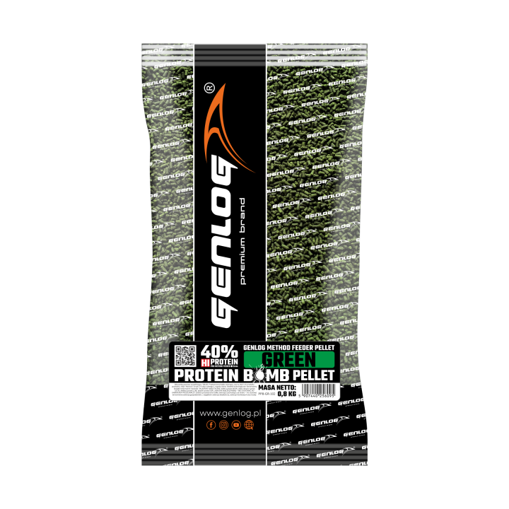 Pellet GENLOG Protein Bomb Green 2mm 800g