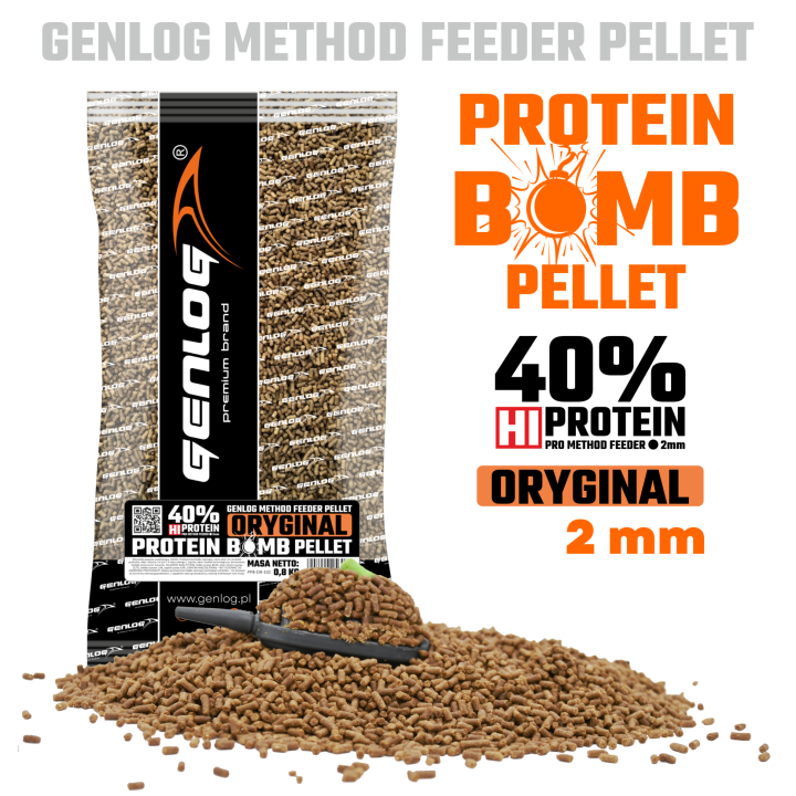 Pellet GENLOG Protein Bomb Oryginal 2mm 800g