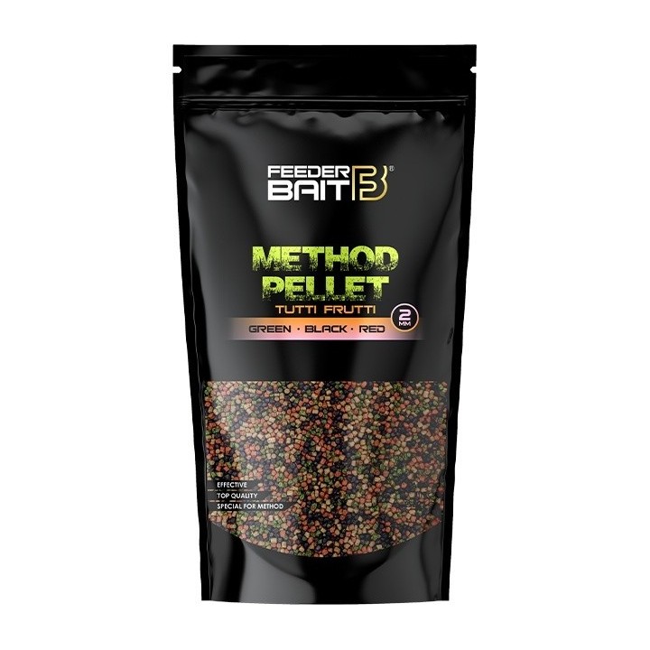 Pellet FEEDER BAIT Tutti Frutti 2mm - Green & Black & Red