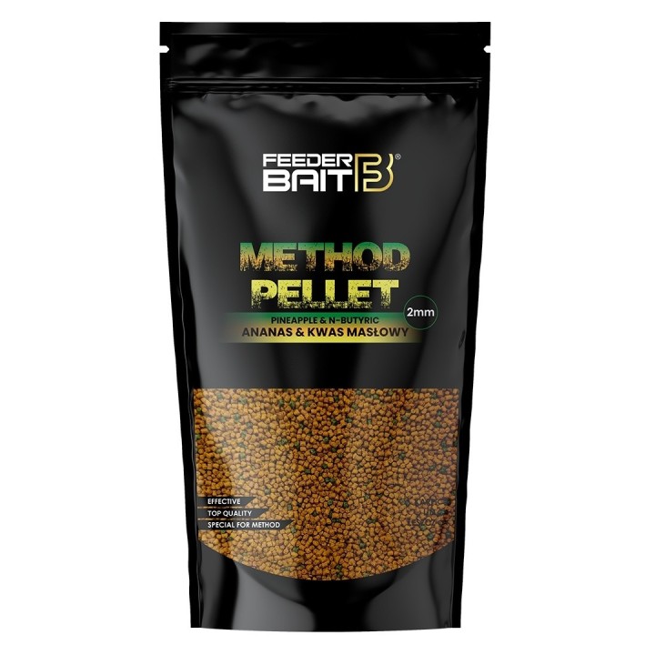 Pellet FEEDER BAIT 2mm - Ananas & Kwas Masłowy