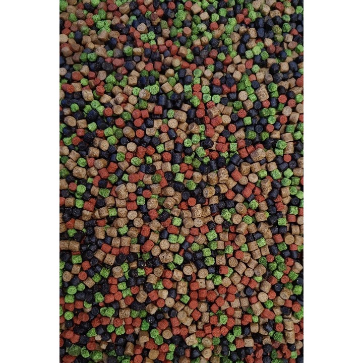 Pellet FEEDER BAIT Tutti Frutti 4mm - Green & Black & Red