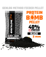 Pellet GENLOG Protein Bomb Black 2mm 800g Pellet GENLOG Protein Bomb Black 2mm 800g