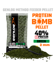 Pellet GENLOG Protein Bomb Green 2mm 800g Pellet GENLOG Protein Bomb Green 2mm 800g