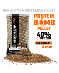 Pellet GENLOG Protein Bomb Oryginal 2mm 800g Pellet GENLOG Protein Bomb Oryginal 2mm 800g