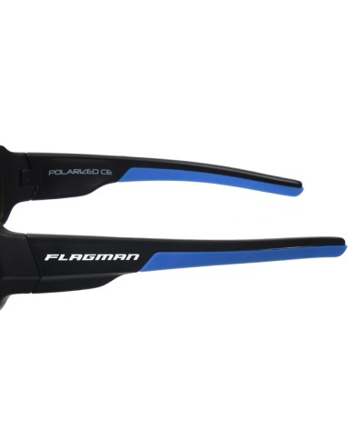 Okulary Polaryzacyjne ARMADALE Floating Glasses matt black+blue rubber