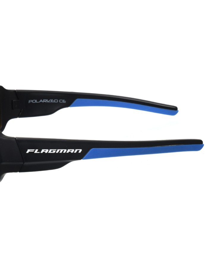 Okulary Polaryzacyjne ARMADALE Floating Glasses matt black+blue rubber