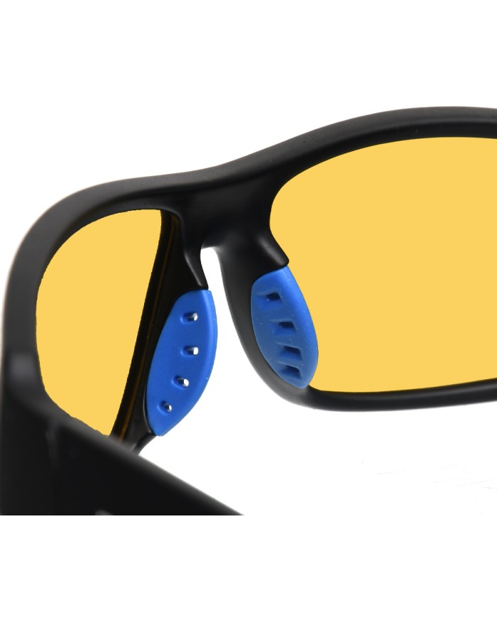 Okulary Polaryzacyjne ARMADALE Floating Glasses matt black+blue rubber